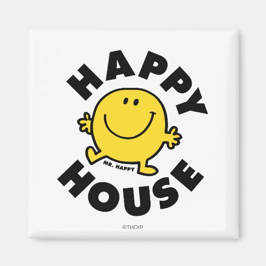 Mr. Happy | Happy House Magnet (Vorne)