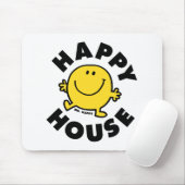 Mr. Happy | Happy House Mousepad (Mit Mouse)