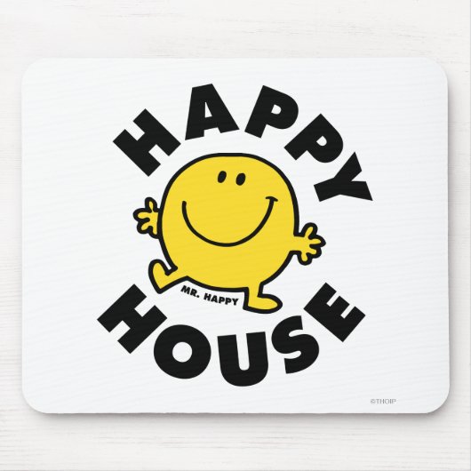 Mr. Happy | Happy House Mousepad (Vorne)