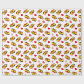 Mr Happy & Little Miss Sunshine Wedding Geschenkpapier (Flach)