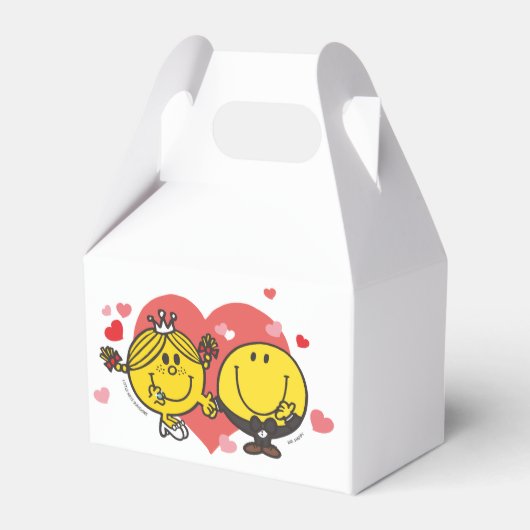 Mr. Happy & Little Miss Sunshine Wedding Geschenkschachtel (Vorderseite)
