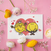 Mr. Happy & Little Miss Sunshine Wedding Karte