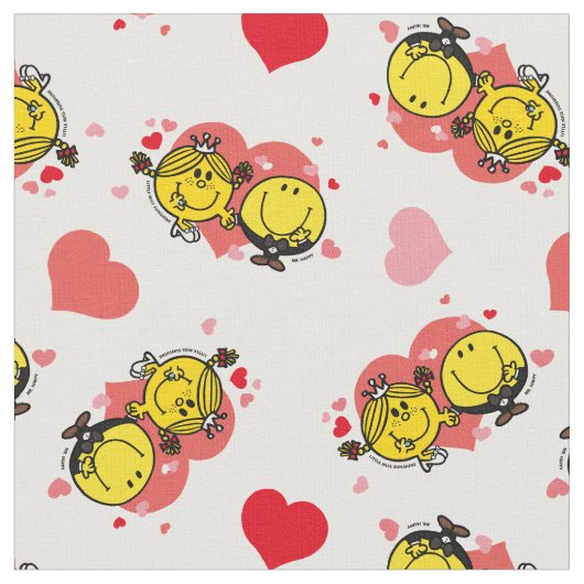 Mr Happy & Little Miss Sunshine Wedding Stoff (Nahaufnahme)