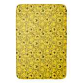 Mr. Happy | Lot Gelblächenmuster Badematte (Vorderseite Vertikal)