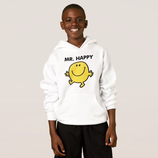 Mr. Happy | Tanzen und Lächeln Hoodie (Vorne ganz)