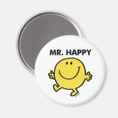 Mr. Happy | Tanzen und Lächeln Magnet (Vorderseite/Rückseite)