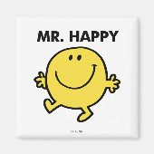 Mr. Happy | Tanzen und Lächeln Magnet (Vorne)