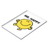 Mr. Happy | Tanzen und Lächeln Notizblock (Linke Seite)