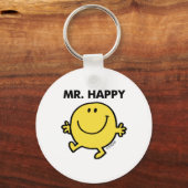 Mr. Happy | Tanzen und Lächeln Schlüsselanhänger (Vorderseite)