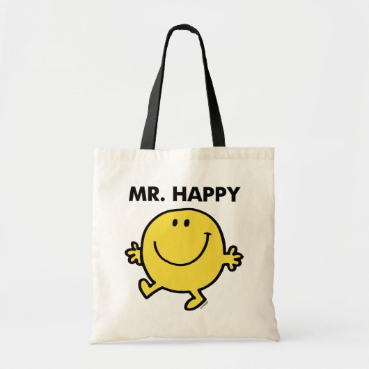 Mr. Happy | Tanzen und Lächeln Tragetasche (Vorne)