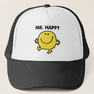 Mr. Happy Tanzen und Lächeln Truckerkappe