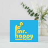 Mr. Happy | Wasserbrunnen Postkarte (Stehend Vorderseite)