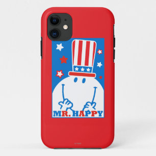Mr. Happy with Patriotic Hat Case-Mate iPhone Hülle