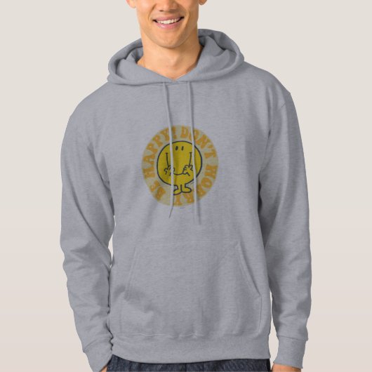 Mr. Happy's Happy Motto Hoodie (Vorderseite)