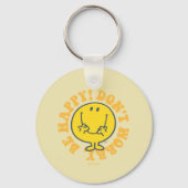 Mr. Happy's Happy Motto Schlüsselanhänger (Rückseite)