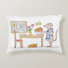 Mr Hiddle Cooks Turkey Season Greetings Card Dekokissen