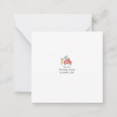 Mr Hiddle 'Tree Time' Mitteilungskarte (Rückseite)