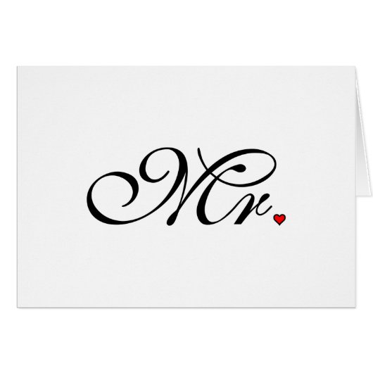 Mr. Husband Groom Ihre neuen Wünsche (Vorderseite (Horizontal))