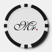 Mr. Husband Groom Ihre neuen Wünsche Pokerchips (Vorderseite)