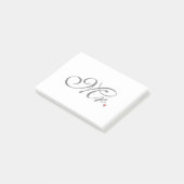 Mr. Husband Groom Ihre neuen Wünsche Post-it Klebezettel (angewinkelt)