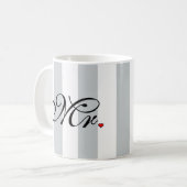 Mr. Husband Groom Klicken, um die Farbstreifen anz Kaffeetasse (Vorderseite Links)