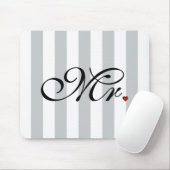 Mr. Husband Groom Klicken, um die Farbstreifen anz Mousepad (Mit Mouse)