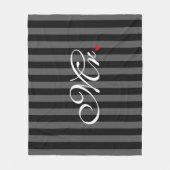 Mr. Husband Groom Seine neuen Wünsche Fleecedecke (Vorderseite)