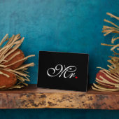 Mr. Husband Groom Seine neuen Wünsche Fotoplatte (Seite)