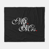 Mr. Husband und Mrs. Husband Ehefrau Seine neuen W Fleecedecke (Vorderseite (Horizontal))