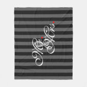 Mr. Husband und Mrs. Husband Ehefrau Seine neuen W Fleecedecke (Vorderseite)