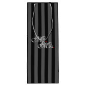 Mr. Husband und Mrs. Husband Ehefrau Seine neuen W Geschenktüte Für Weinflaschen (Rückseite)