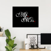 Mr. Husband und Mrs. Husband Ehefrau Seine neuen W Poster (Heimbüro)