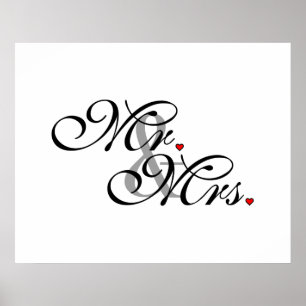 Mr. Husband und Mrs. Husband Ehefrau Seine neuen W Poster