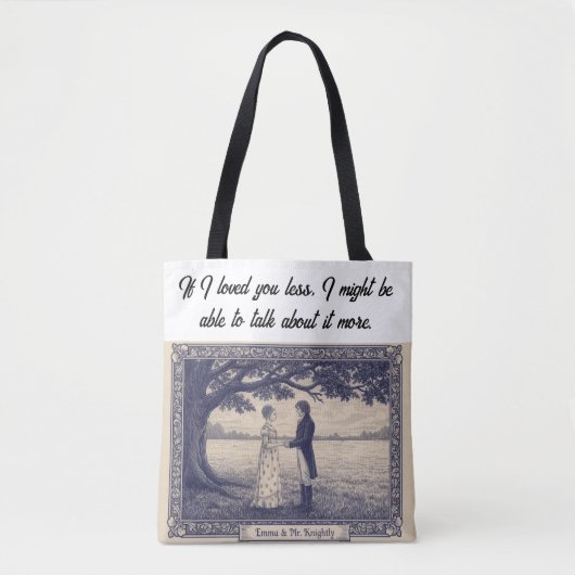 Mr. Knightleys Erklärung Tasche (Vorderseite)