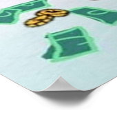 Mr Krabs money meme Poster (Ecke)