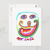 Mr. Lafi - Join my comedy Postkarte (Vorne/Hinten)