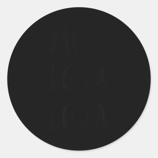 Mr Lova Lova Runder Aufkleber (Vorderseite)