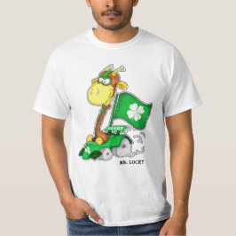 Mr. Lucky. Funny Giraffe St.Patrick's Day T-Shirt