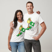 Mr. Lucky. Funny Giraffe St.Patrick's Day T-Shirt (Unisex)