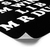 Mr M R Ducks T, Funny Duck Lover, Waterfowl Quote Poster (Ecke)