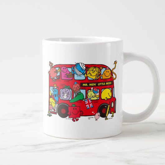 Mr Men & Little Miss Bus Jumbo-Tasse (Rechts)