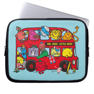 Mr Men & Little Miss Bus Laptopschutzhülle