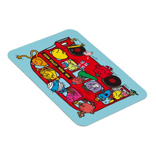 Mr Men & Little Miss Bus Magnet (Rechte Seite)
