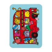 Mr Men & Little Miss Bus Magnet (Vertikal)