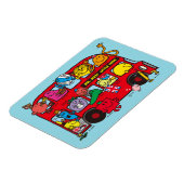 Mr Men & Little Miss Bus Magnet (Linke Seite)