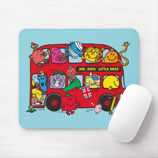 Mr Men & Little Miss Bus Mousepad (Mit Mouse)