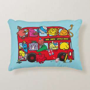 Mr. Men & Little Miss Bus Zierkissen