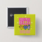 Mr Men Little Miss Christmas Belles Button (Vorne & Hinten)