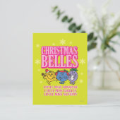 Mr Men Little Miss Christmas Belles Feiertagspostkarte (Stehend Vorderseite)