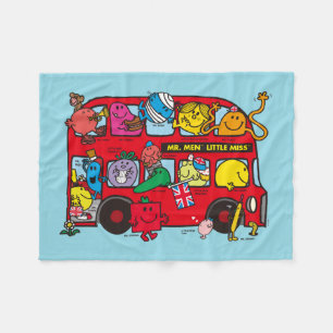 Mr Men & Little Miss Crowded Bus Fleecedecke